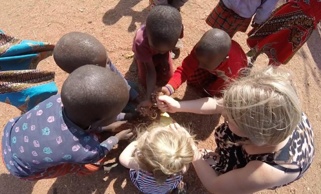 Children play at Enkiteng Lepa Primary School