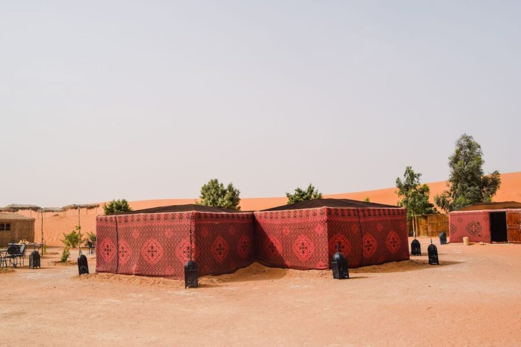 Sahara Desert Glamping tents